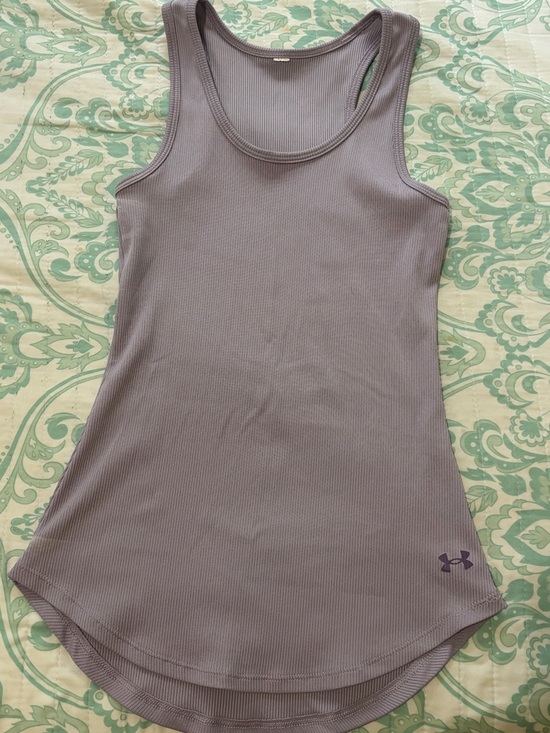 Under Armour Tops - Under Armour Women's Lavender Ribbed Performance Tank *Lightly Worn*